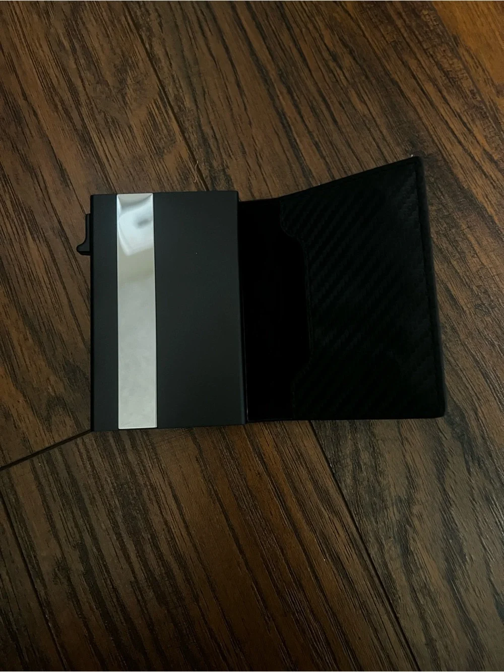 Black Card Holder Air Tag holder